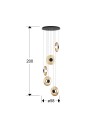DIABOLO- LAMPARA 5L - NEGRO-AMBAR